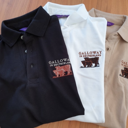 Herren Polo Shirt mit Aufdruck Galloway in Deutschland